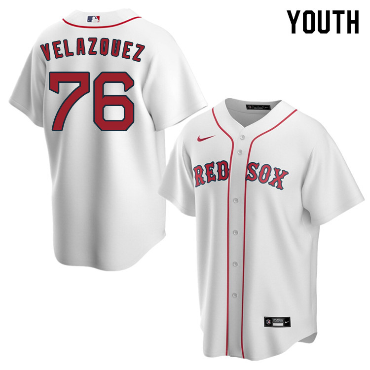 Nike Youth #76 Hector Velazquez Boston Red Sox Baseball Jerseys Sale-White